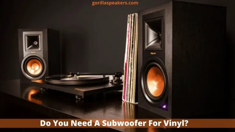 Do You Need A Subwoofer For Vinyl