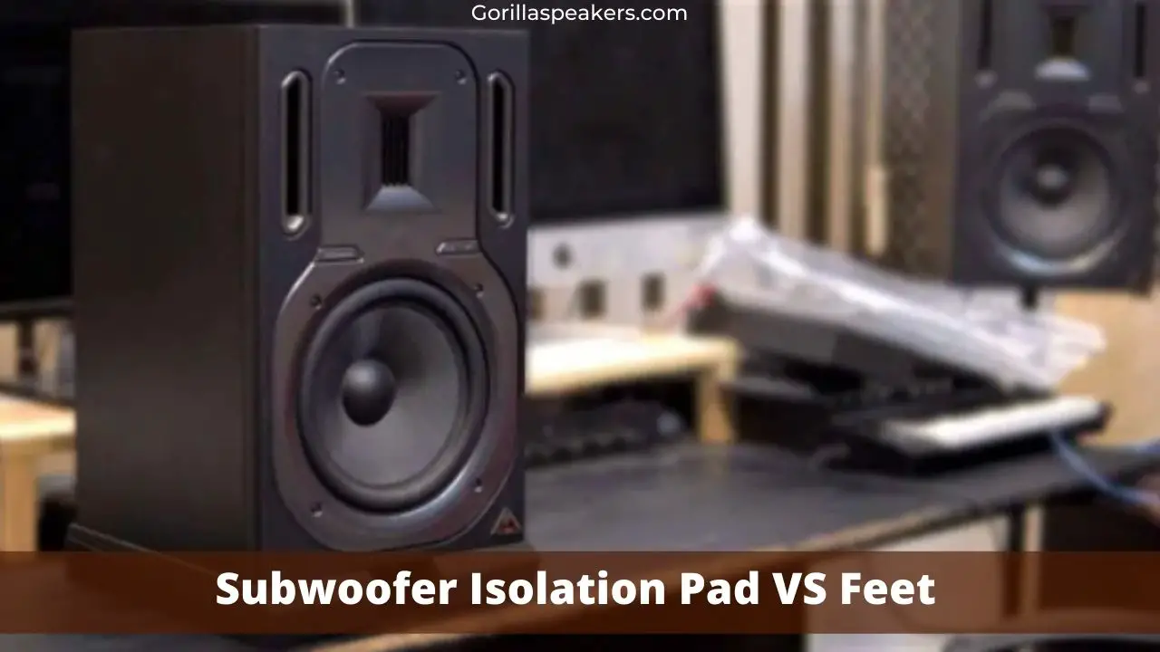 Subwoofer Isolation Pad VS Feet