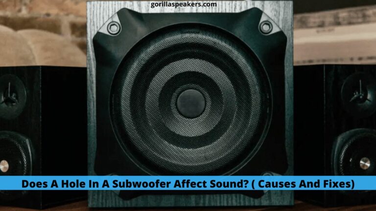 Does A Hole In A Subwoofer Affect Sound?