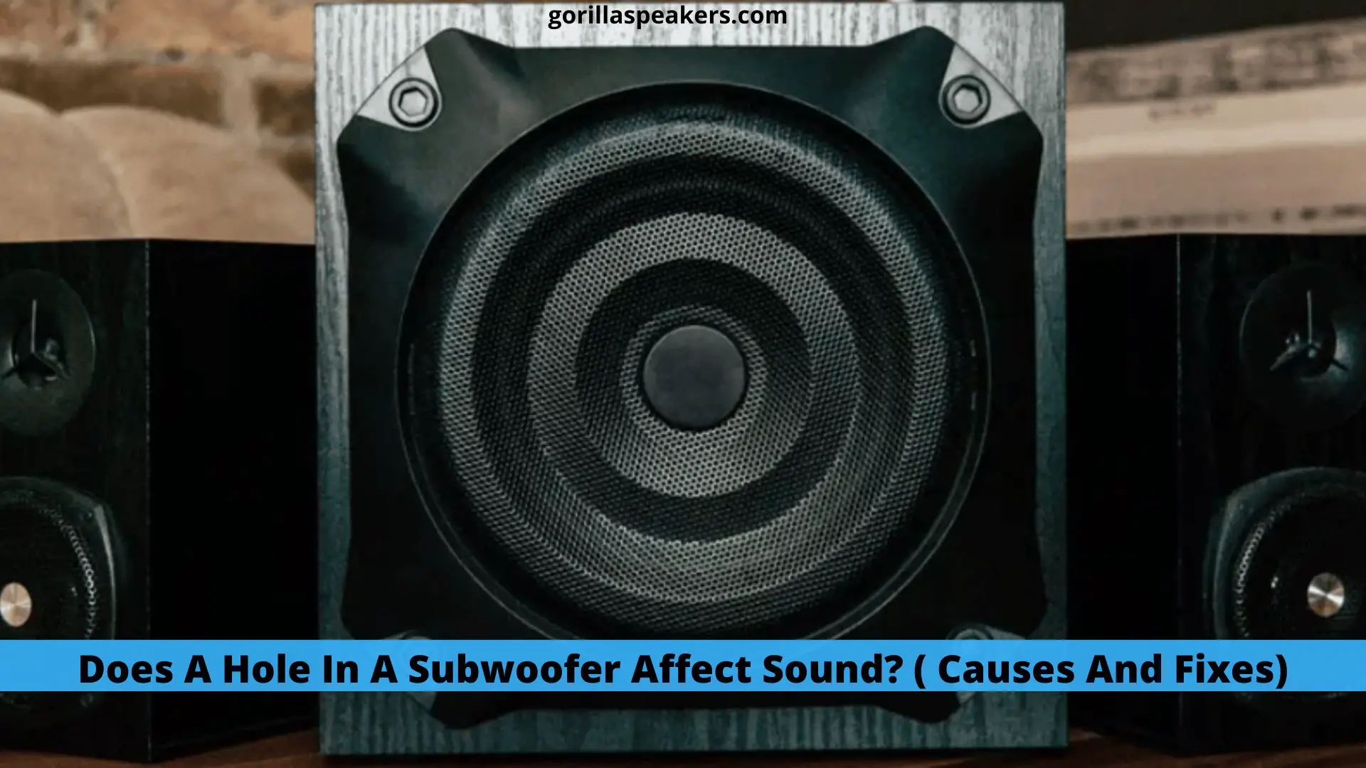 Does A Hole In A Subwoofer Affect Sound?
