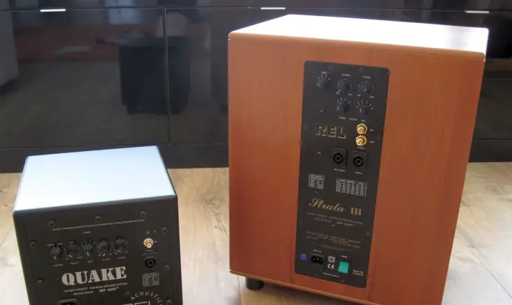 The REL Quake subwoofer is a high-performance compact subwoofer