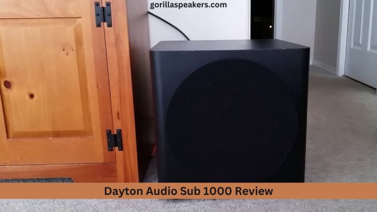 Dayton Audio Sub 1000 Review
