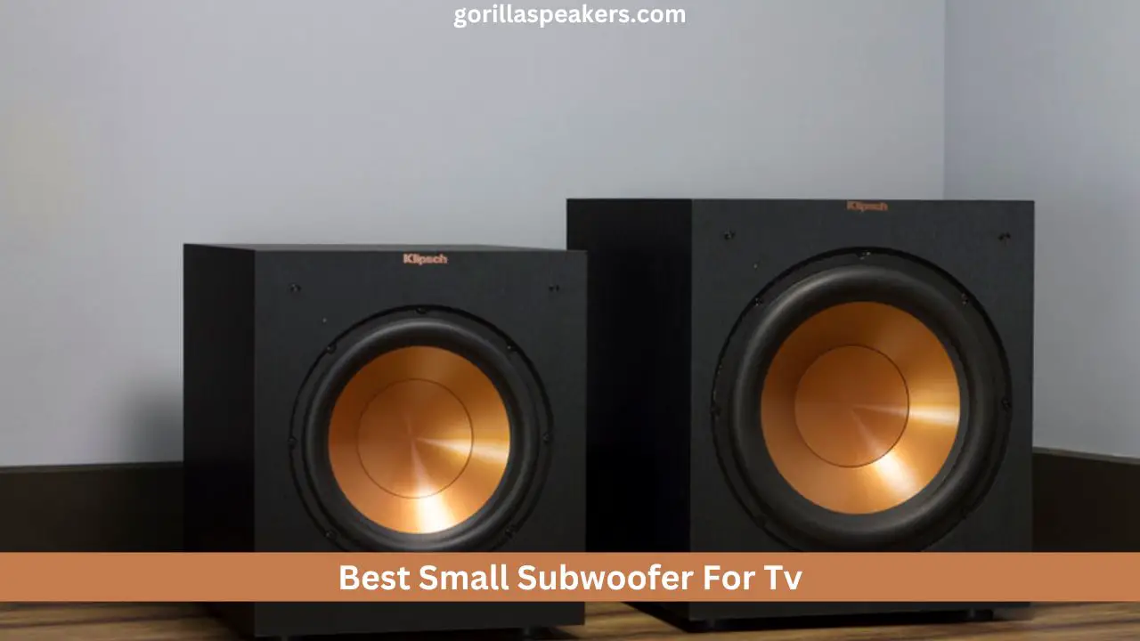 Best Small Subwoofer For Tv